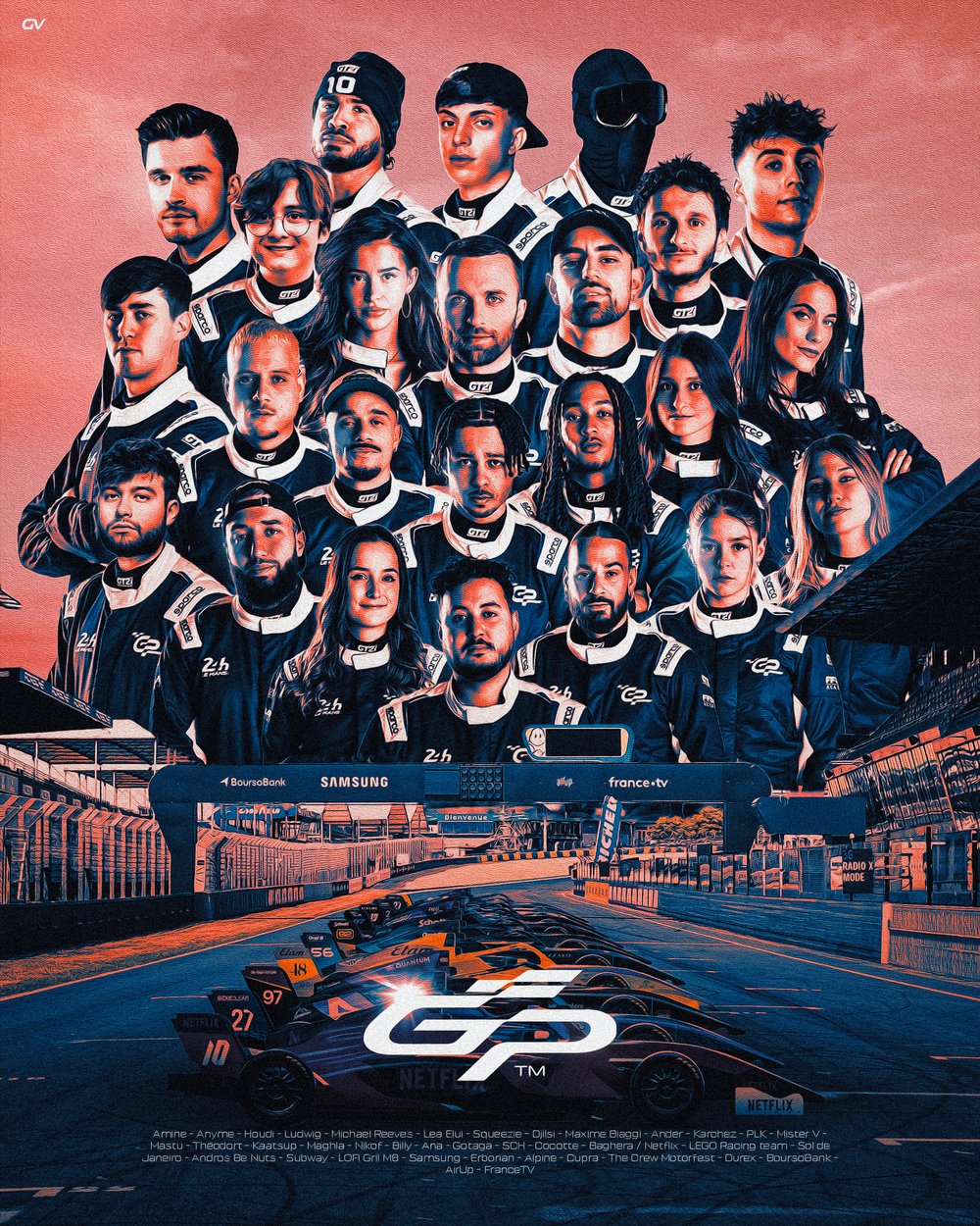 Affiche GP Explorer - Tous les pilotes