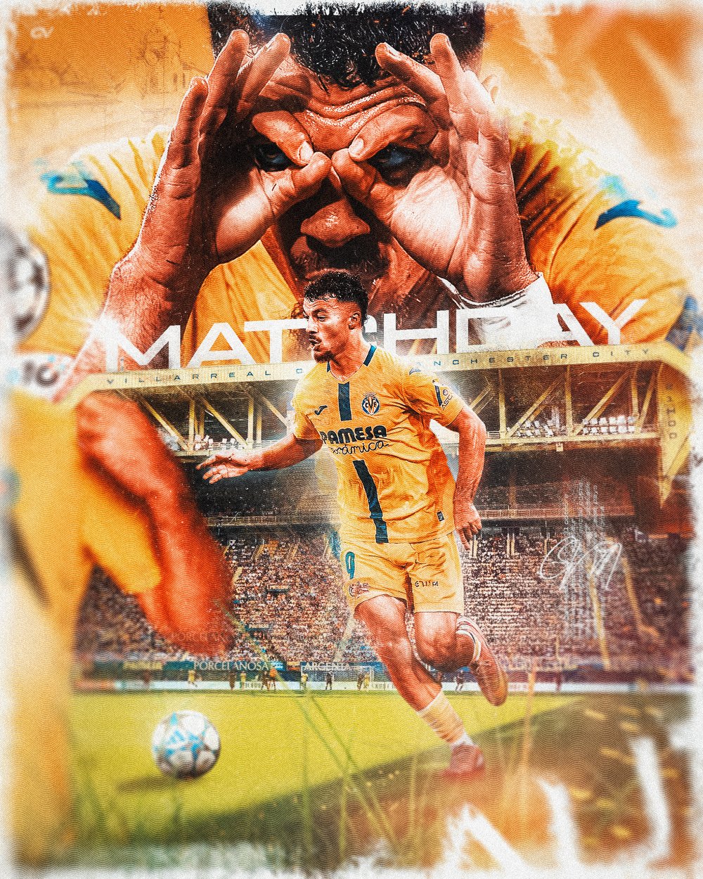 Affiche Mikautadze - Matchday Villarreal