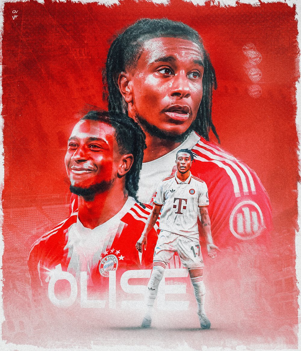 Affiche Olise - Bayern Munich