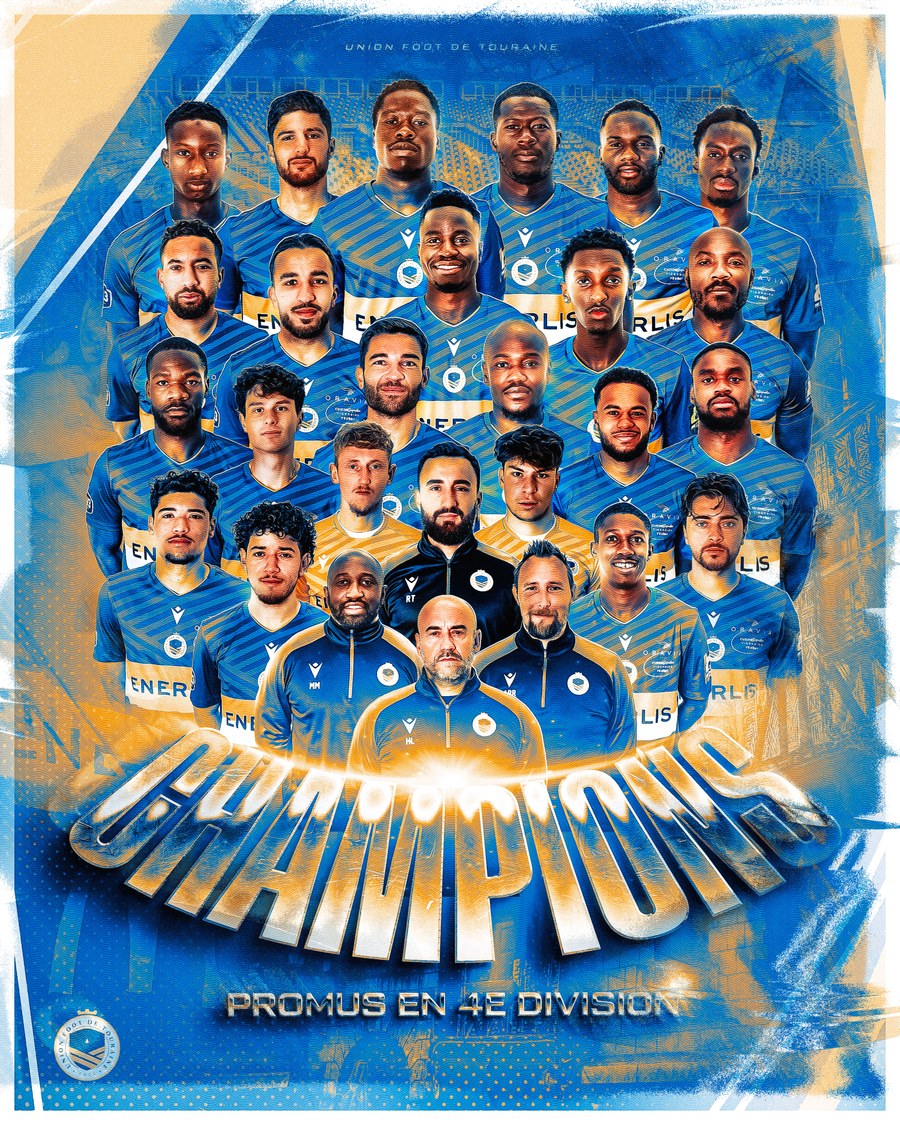 Affiche fin de saison - US Touraine Football